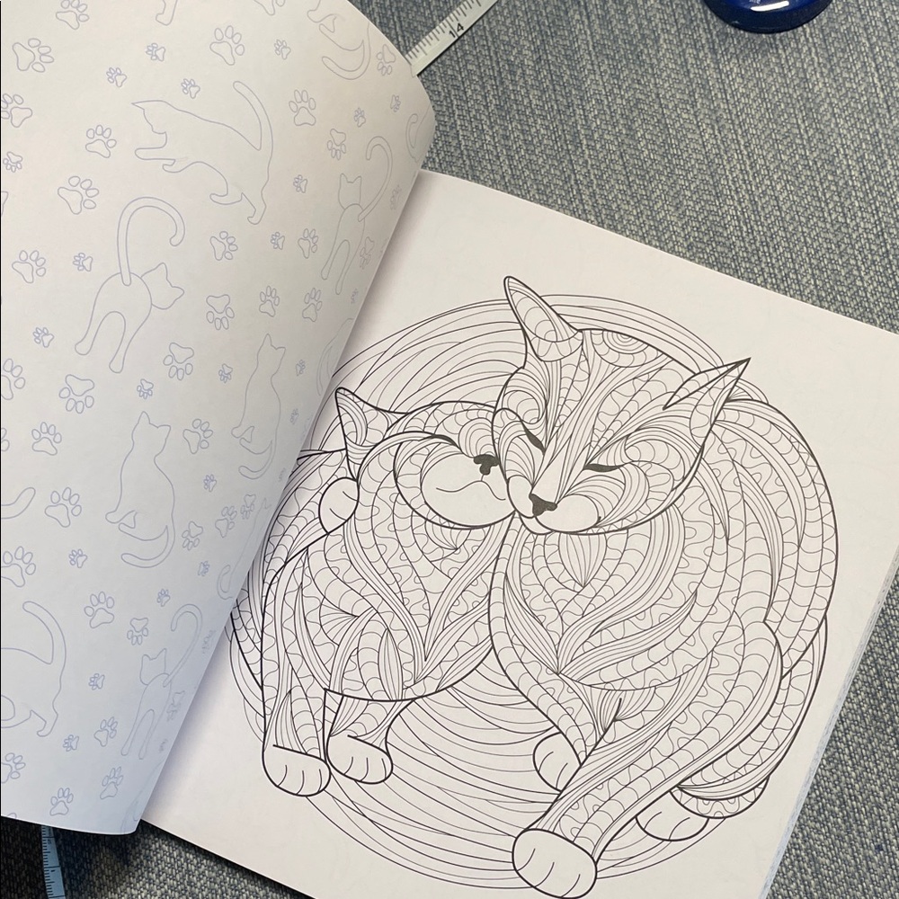 Creative Cats Adult Coloring Book for Cat Lovers - Picture 6 of 7